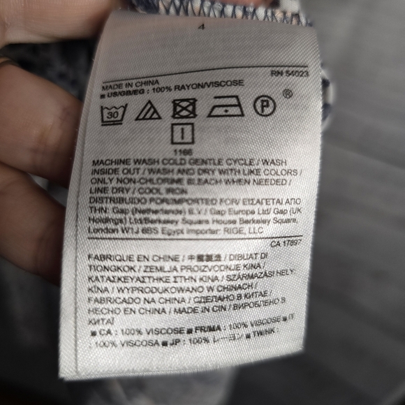 Banana Republic Tunic 3/4 Sleeve Dress Women Size 4 - Picture 5 of 5